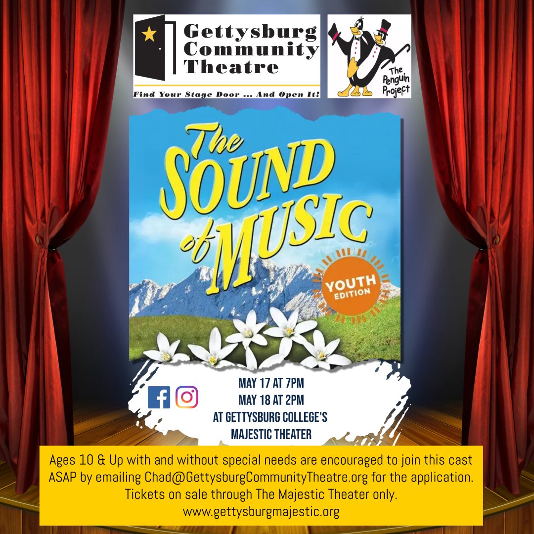 A poster for the sound of music.